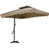 Ombrellone da Giardino Decentrato 2,5x2,5 metri - beige