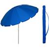 Ombrellone da spiaggia antivento Ø 240 cm - blu