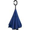 Ombrello Pioggia Reversibile - Ombrello al contrario - blu