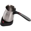 Zerodis Caffettiera Turca Elettrica, 500ml, 600W, Manico Pieghevole Antiscottatura, Acciaio Inossidabile