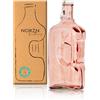 NORZN BROTHERS Bottiglia vetro 2 litri con tappo per acqua, succhi, latte, Bottiglie da tavola e adatto per frigorifero, Caraffa acqua vetro riciclato al 100% e senza additivi - Colore rosa