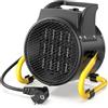 DAHTEC Stufetta Elettrica 2000W - Termoventilatore Basso Consumo - Radiatore Elettrico - Ceramico Riscaldamento Rapido in 3 Secondi - Adatto per la casa, l'ufficio e il cantiere