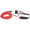 Aramox Striscia LED per auto Aramox, universale per 3 metri Illuminazione interna per auto Striscia LED per accendisigari per guida Luce al neon(Rosso)