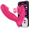 AMOZICI Vibratoreper Donna Professionale Clitoride,Succhia clotoride per donna vibratore clitoride Sexytoysys Donna Coppia Telecomando con App 9 modalità vibratoriper donne Wireless stimolatore clitoride