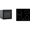 respekta Forno da incasso in vetro autosufficiente LED Timer induzione Bridgezone Slider Controllo Respekta