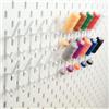 ChrisHunkeDesign Set di 20 supporti per rotoli di filo adatto per parete forata IKEA Skadis in bianco - Conservazione ottimale per coni di filo da cucito (fino a 40 mm di diametro) e bobine di filo inferiore (fino a