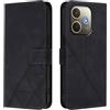Generic Custodia per Oppo A5 Pro 4G/5G Flip Cover Caso Libro in PU Pelle Portafoglio Custodia Card Slot Supporto Chiusura Magnetica Cover per Oppo A5 Pro 4G/5G, Nero