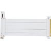 Yunir Cavo Riser PCIE 4.0, per RTX 4090 7000 Nero Cavo Riser GPU Flessibile Ad Alta velocità Schermato 16x da 90 Gradi, con Porta PCI Express (WHITE)