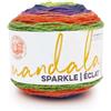 Lion Brand Yarn, Varigated Filato colorato Mandala Sparkle per maglieria e uncinetto, monoceros, 1 confezione