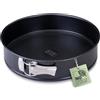 Zenker Teglia con fondo piatto Perfect Black Ø 30 cm - Stampo di alta qualità in lamiera d'acciaio, rivestimento antiaderente, resistenza al calore: +230 °C, Made in Germany