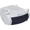 Dedra Termoventilatore con flusso d'aria verticale e orizzontale, DESCON, 2000 W, funzionamento in posizione orizzontale e verticale, 3 modalità di flusso d'aria, termostato, protezione contro il