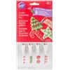 Wilton Set di Beccucci Natale, Bocchette Acciaio Inox #005, #101, #012, #003 Kit per Decorare Biscotti o Torte Natalizie, Cookie Decorating Kit Christmas
