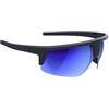 BBB Occhiali da ciclismo sportivi durevoli occhiali da sole da ciclismo uomini e donne 100% protezione UV ghiaia bici da strada e MTB Comet nero opaco blu BSG-75