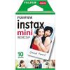 Fujifilm Instax instax mini pellicola istantanea, bordo bianco, confezione da 10 scatti & 16386016 Instax Mini Film Pellicola Istantanea per Fotocamere Instax Mini, Formato 46x62 mm