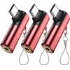 MOSWAG Adattatore da USB C a Jack da 3,5 mm, adattatore per cuffie audio digitale Aux di tipo C a 3,5 mm Adattatore per cuffie in lega di zinco per Samsung Galaxy S23 S22 Note10 A80 Huawei P50/P40 Pro