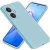 EASSGU Custodia per Redmi 13C 5G / Redmi 13R 5G (6.74 Inches), Cover Morbida in Silicone TPU - Azzurro