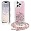 LCHULLE per iPhone 16 Pro Max Cover con Cordino Regolabile,Rosa chiaro