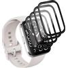 Yieehhow Pellicola Protettiva per Amazfit Bip 5 Unity 46mm Vetro Temperato [4 Pezzi], PMMA Film Protettivo Composito, HD/Anti-graffio, 3D Curva Protezione Schermo per Amazfit Bip 5 Unity 46mm
