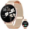 Hwagol Smartwatch Uomo Donna, 1.39 HD Orologio Smartwatch con Sonno/SpO2/Cardiofrequenzimetro, Rotondo Orologio Contapassi Donna con 140+ Sportive, Smart Watch Chiamate Compatibile per iOS Android