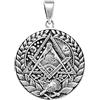 Treasure Bay Collana con ciondolo a forma di occhio di Horus, da uomo e da donna, con ciondolo egiziano con simbolo massonico del passato maestro massonico, Argento sterling