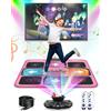 Acelufly Tappetino da Ballo per Ragazze, Musica Senza Fili Elettronica Dance Pad per la TV con Telecamera HD, Festa di Famiglia/Compleanno/Regalo di Natale per 4 5 6 7 8 9 10 11 + Bambini Anni