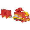 Mighty Express trenino motorizzato Nate con attrezzo di lavoro e vagone merci, giocattoli per bambini 3+