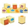 Eduplay 220116 - Wetterstempel Holz, 12-er Set/Eduplay 220.116 - Meteo Temple Wood, Set di 12