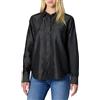 Amazon Essentials Camicia da Donna in Denim Chambray abbottonata a Maniche Lunghe Rinse, M