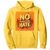 Generic Arancione Anti Bullismo No Place for Hate Statement Felpa con Cappuccio, Unisex per Adulti, Limone, XXL
