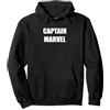 Generic Capitan Marvel Felpa con Cappuccio, Unisex per Adulti, Navy, S