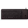 Cherry Europe GmbH CHERRY Compact Keyboard with Trackball PS2 Black G84-4400 British Layout - QWERT
