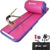 AKSPORT Tappetino ginnico gonfiabile con rullo ginnico a barile d'aria per tumbling posteriore/Yoga/Cheerleading/camminate all'indietro, con pompa d'aria