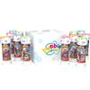 Dulcop Bubble World - Bolle di sapone SPIDER-MAN per bambini - Party Pack confezione 12 pz da 60 ml - Gadget compleanno a tema Supereroi - Made in Italy