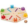 Goki Ludo für bis zu 6 Spieler, beidseitig Bedruckt
