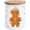 Gedalabels Barattolo di pan di zenzero 620 ml | Natale | biscotti | regali | Avvento | Inverno | Stelle | Luci | Pan di zenzero | Pasticceria