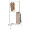 DEGHI Appendiabiti 81x180h cm in acciaio beige con ruote - Kelie