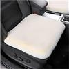 Adunsiaoto 2 Pezzo Autos Anteriori Super Soft Confortevole Traspirante, Cuscino Sedile Auto Anteriore, Cuscinetti per Sedile Auto, Morbido e Traspirante, Antiscivolo, Ricambi Autos(Beige)