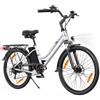 AOIHO Bici Elettrica, 26 Bici Elettrica Uomo Donna con 48V 374.4Wh Batteria al Litio Rimovibile, Motore 250W, Autonomia di 80km Max 25km/h Bicicletta Elettrica 7 Velocità City EBike per Adulto