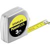 STANLEY 0-33-238 Flessometro Powerlock, 3 m x 12,7 mm, Con Foro