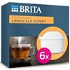 BRITA Maxtra Pro - Cartucce filtranti per acqua anticalcare Expert, confezione da 6, ricarica originale BRITA per la massima protezione dell'apparecchio, riducendo impurità, cloro e metalli