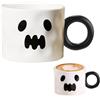 Moerstar Tazza Zucca Halloween, Tazza Autunno Fantasma Zucca Ceramica per Adulti Bambini Regali Halloween Decorazioni Casa (Stile 3)