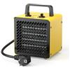 DAHTEC Termoventilatore Basso Consumo 2000W - Mini Stufetta Elettrica - Compatto Ceramico Riscaldamento - Termostato e Protezione da Surriscaldamento - per Casa, Bagno o Officina