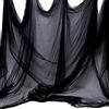 Anguxer Garza Nera Halloween 500x220 cm - Panno Decorativo Spaventoso per Casa Stregata, Feste a Tema e Decorazioni di Mobili, Porte e Pareti
