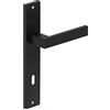 Sellon24® BB Maniglia per porta nera, 72 mm, maniglia per porta interna, colore nero