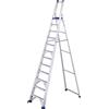 Svelt Regina SREGI170, 12 gradini, 3.70 m - Scalandrino in alluminio con cavalletto - Altezza stimata operativa 4.80 m