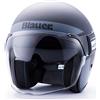 Blauer HT Casco Pod Stripes Black-Titanium-White Matt L