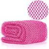 JASSINS African Net - Spugna a rete da bagno lunga, esfoliante per corpo e schiena, liscia per la pelle, lunghezza fino a 167 cm, colore: rosa