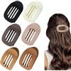 SIXHAOBU 6 Fermagli piatti per capelli, fermagli per capelli da donna, sottili, set piatto,pinze ovali per capelli mollette capelli donna, francesi fermagli per sport