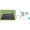 Intex 28685 Pannello Solare I.3, 7.570 l/h, 22.22 x 31.75 x 17.14 Cm, Multicolore & Skimmer di Superficie per Montaggio A Parete, 20.96 x 24.13 x 33.02 Cm