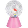 Paladone - Palla di neve glitterata Hello Kitty, con LED multicolore, design compatto, regalo per adulti e bambini, licenza ufficiale Sanrio